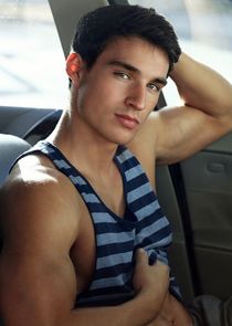 Cute young dark haired